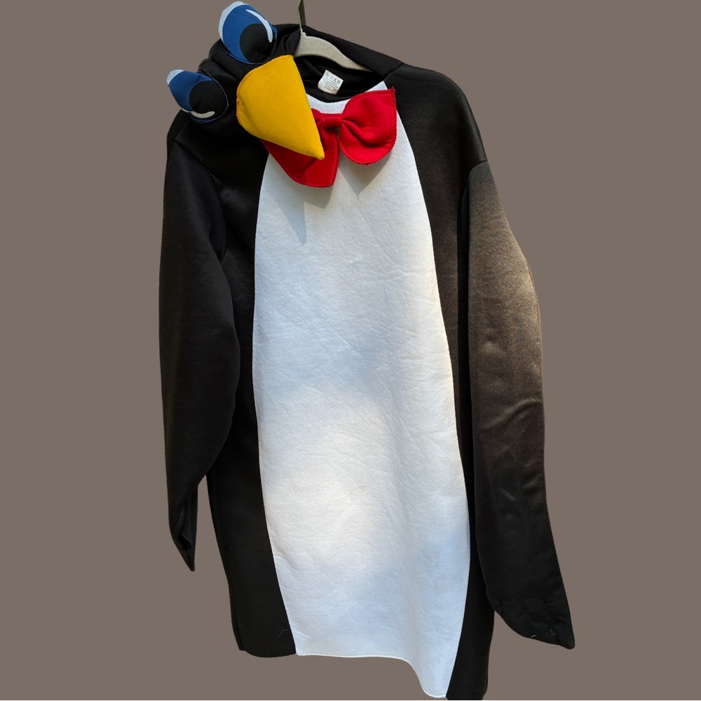Penguin Costume with Red Bow Tie